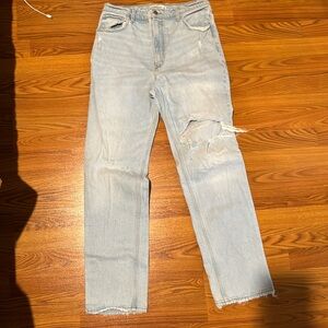 A&F 90s ultra high-rise straight